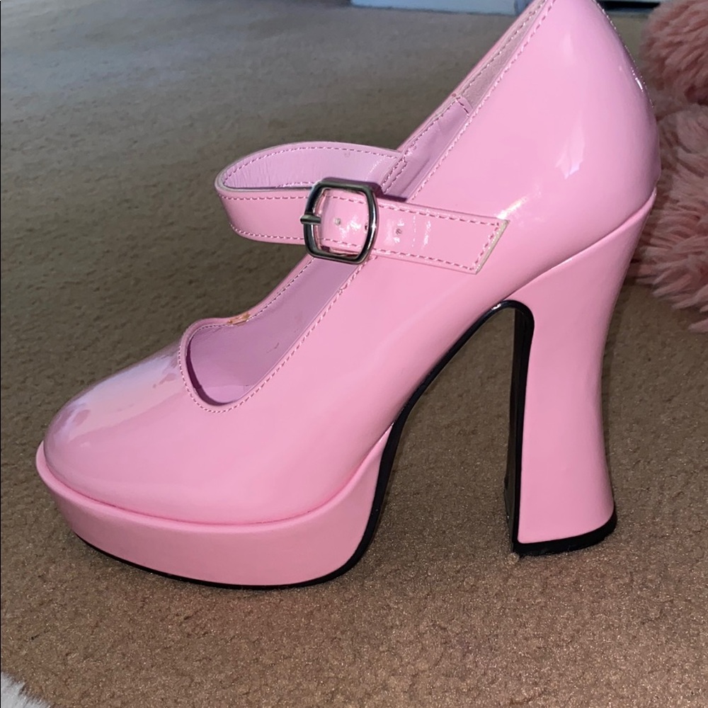 Pink Platform Heels - Picture 3 of 8